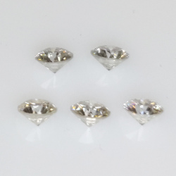 1,19 ct Moissanite taille ronde 4,05 mm