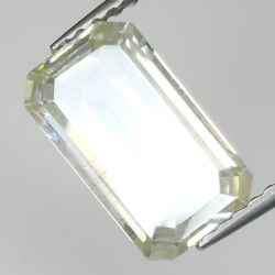 Moissanite taille émeraude 2,07 ct 10,69x6,20 mm