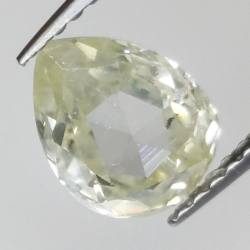 1.15ct Moissanita talla pera 8.49x6.34mm