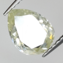 Moissanite taille poire 1,15 ct 8,49x6,34 mm