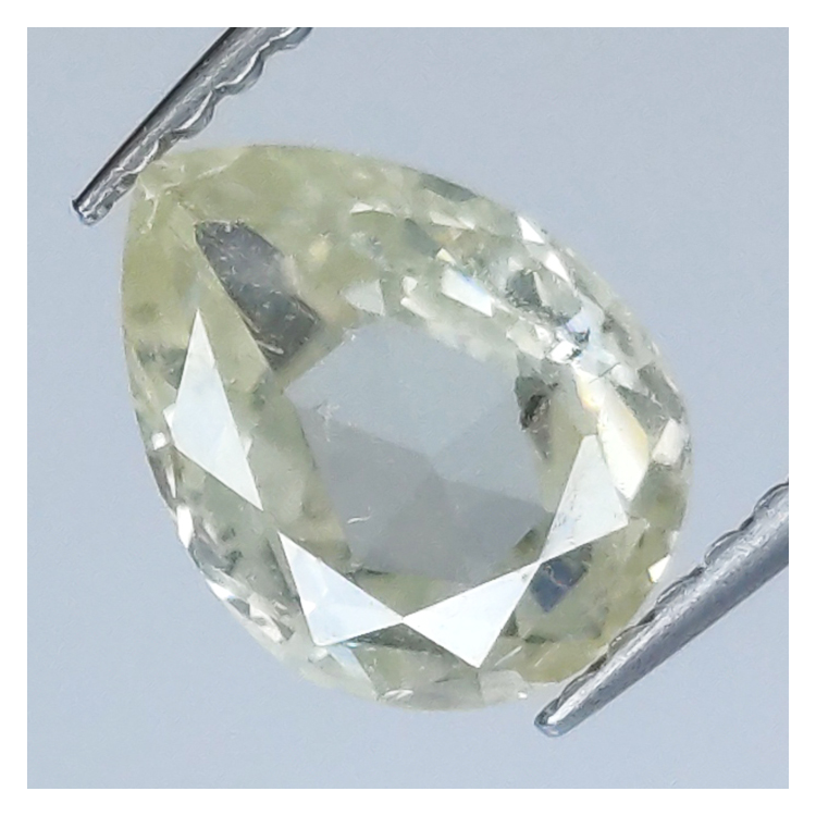 Moissanita pear size 1.15ct