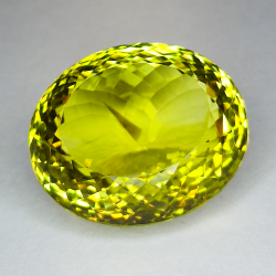 Quarzo limone taglio ovale 51.48ct