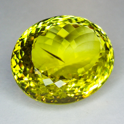 Quarzo limone taglio ovale 51.48ct