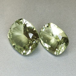 14.39ct Citrino talla cojín 2pz