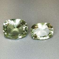 Citrino taglio cuscino 14,39 ct 2pz