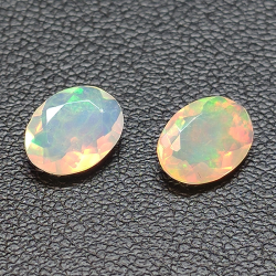 Calibrated oval cut opal