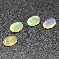 Calibrated oval cut opal