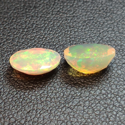 Calibrated oval cut opal