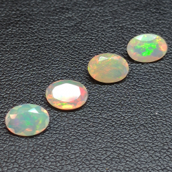 Calibrated oval cut opal