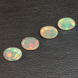 Calibrated oval cut opal