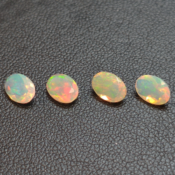 Calibrated oval cut opal