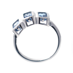 Ring aus Londoner Topas und 925er Silber