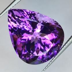 16,58ct Ametista taglio pera 19.55x15.61mm