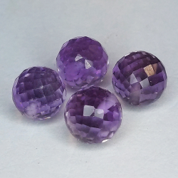 6.26ct Amethyst briolette cut 6mm