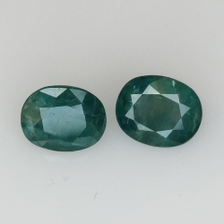 Grandidierite taille ovale 1.23ct