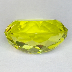 Quartz citron de taille ovale 14.20 ct.