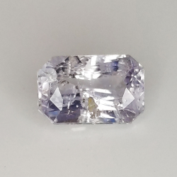 1.55ct Zafiro violeta talla esmeralda 7x5mm