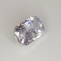 1.55ct Zafiro violeta talla esmeralda 7x5mm