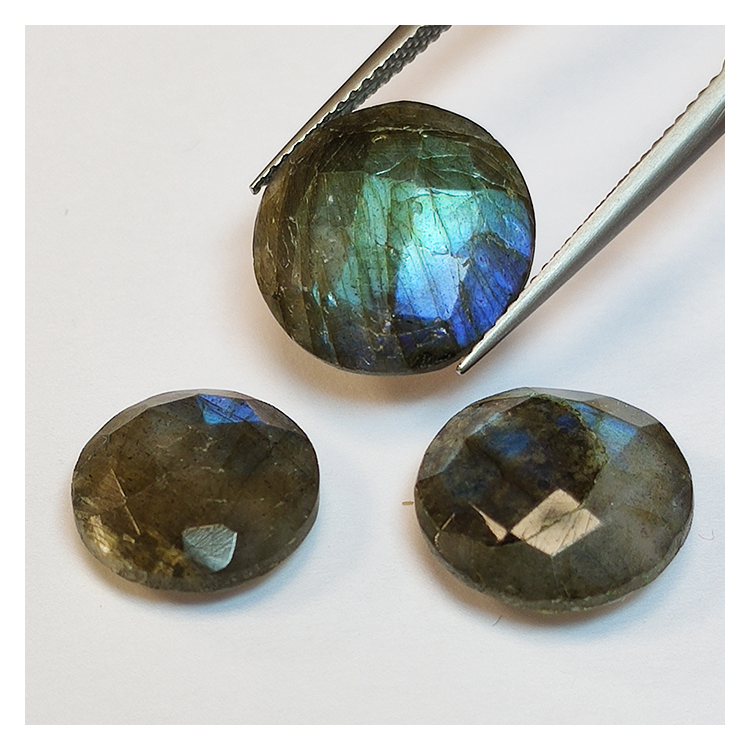 Labradorite coupe ronde