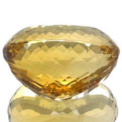 96.96ct. Citrine Oval Cut