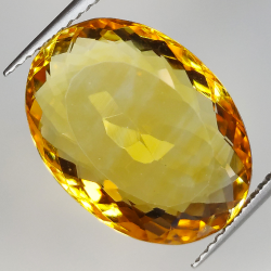 12.82ct Citrine Oval Cut 17x12mm