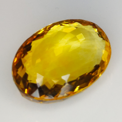 12.82ct Citrine Oval Cut 17x12mm