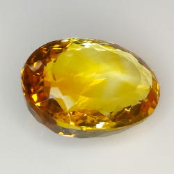 11.48ct Citrine Oval Cut 16x12mm