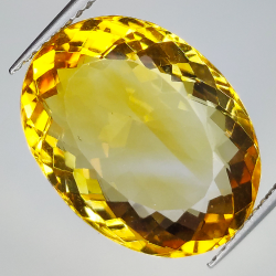 11,48ct Citrin Ovalschliff 16x12mm