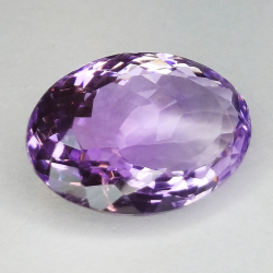 16,09ct Amethyst ovaler Schliff 20 x 14 mm