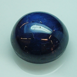 4,52ct Blauer Saphir im Cabochon-Schliff runder Cabochon 8,90mm