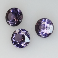 1.49ct Spinel rond coupé 4.8 à 4.9mm