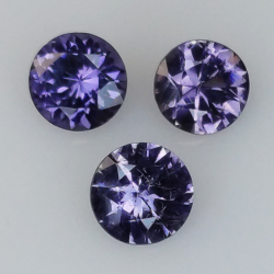 1.29ct Spinello taglio rotondo da 4,7 a 4,8 mm