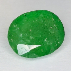 5.42ct Cuarzo verde talla oval 13X10mm