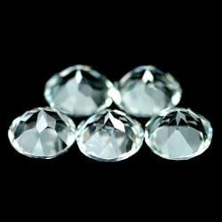 4 pieces of Green Amethyst (prasiolite) - 14.40 ct