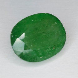 14,97ct Quarzo verde taglio ovale 17x13mm