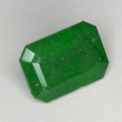 5.23ct Quartz vert taille émeraude 12 X 8mm