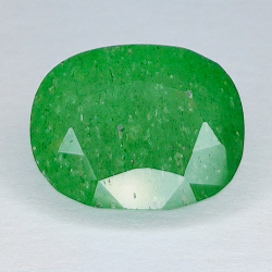 8.13ct Cuarzo verde talla oval 14X11mm