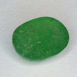 9.34ct Green quartz oval cut 12 X 9mm