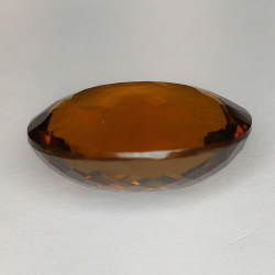 39,04ct Honigquarz im Ovalschliff 22x14mm