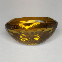 23,30ct Honigquarz ovaler Schliff 22x14mm