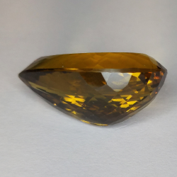 31.71ct pear cut Honey Quartz 27x16mm