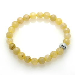 Rutilated Quartz & 925 Sterling Silver Bracelet