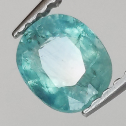 0,74ct Grandidierite ovale 6x5mm