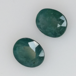 1,16ct Grandidierite ovale dimensioni 6,0x4,70mm