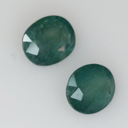 1,16ct Grandidierite ovale dimensioni 6,0x4,70mm