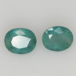 1.17ct Grandidierite taille ovale 6 x 5mm