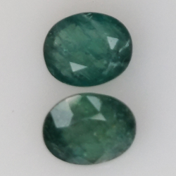 1,06ct Grandidierite ovale Dimensioni 6 x 4,78mm