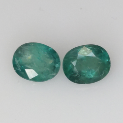 1.24ct Grandidierite taglio ovale 6 x 5mm