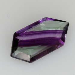 3.93ct Fluorite Blue John Talla Fantasía 15x7mm