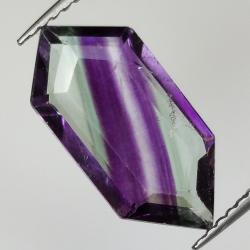 3.93ct Fluorite Blue John Talla Fantasía 15x7mm